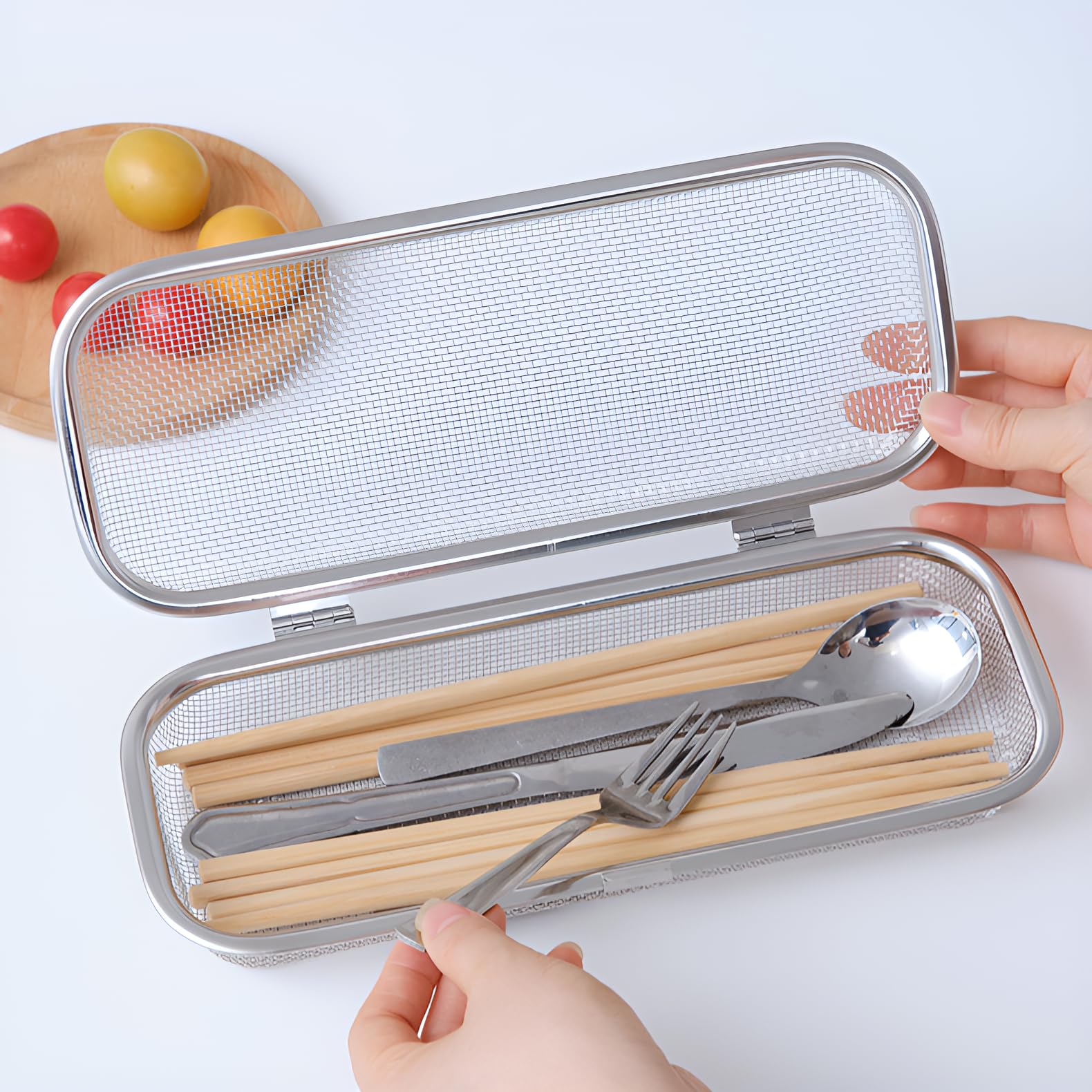 Amazon.co.jp: [starrycoo]食洗機用小物カゴ ステンレス製バスケット
